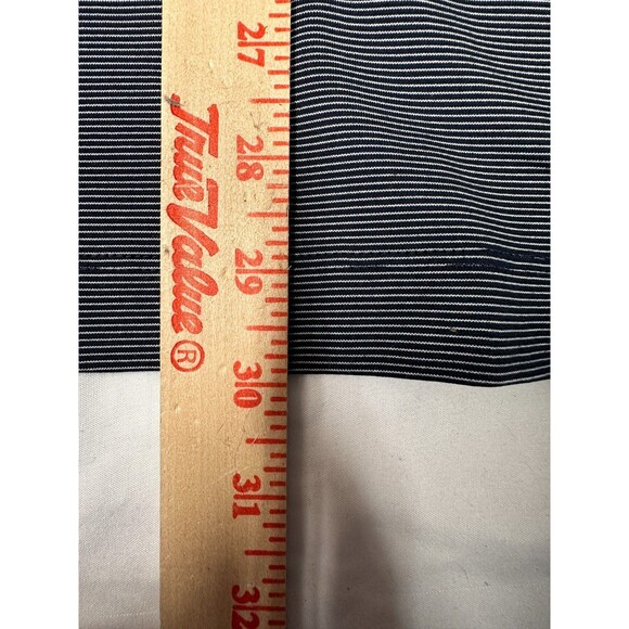 Nike Golf Dri-FIT UV Polo Shirt XL Gray Striped Renditions Logo Men's Performanc - Picture 7 of 12